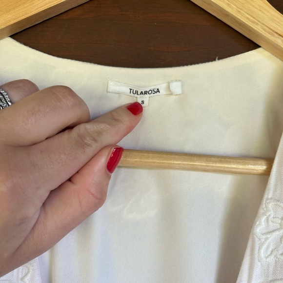 Revolve Tularosa Pants & Jumpsuits Tulsarosa Barlow Tie Front Romper Size SM - Picture 4 of 6